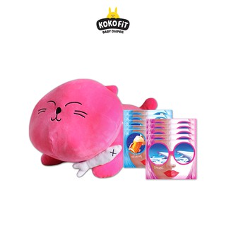 [SET QUÀ MẸ & BÉ] Thú bông KOKOFiT + 10 mặt nạ thiên nhiên cao cấp Hàn Quốc Think Nature