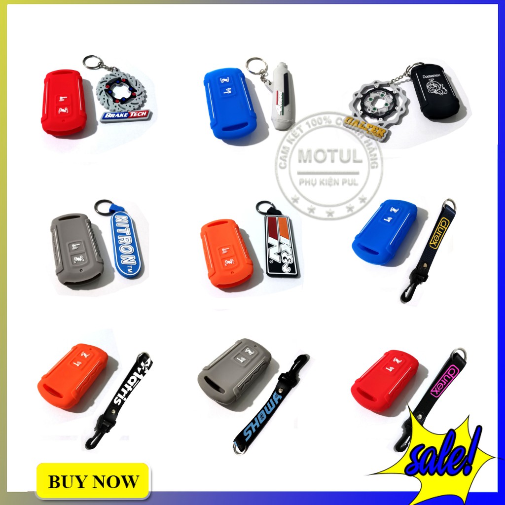 Silicon Bọc Khóa Smartkey Honda 2 Nút Lead/Vison/Vario/AB Mẫu Mới Nhiều Màu