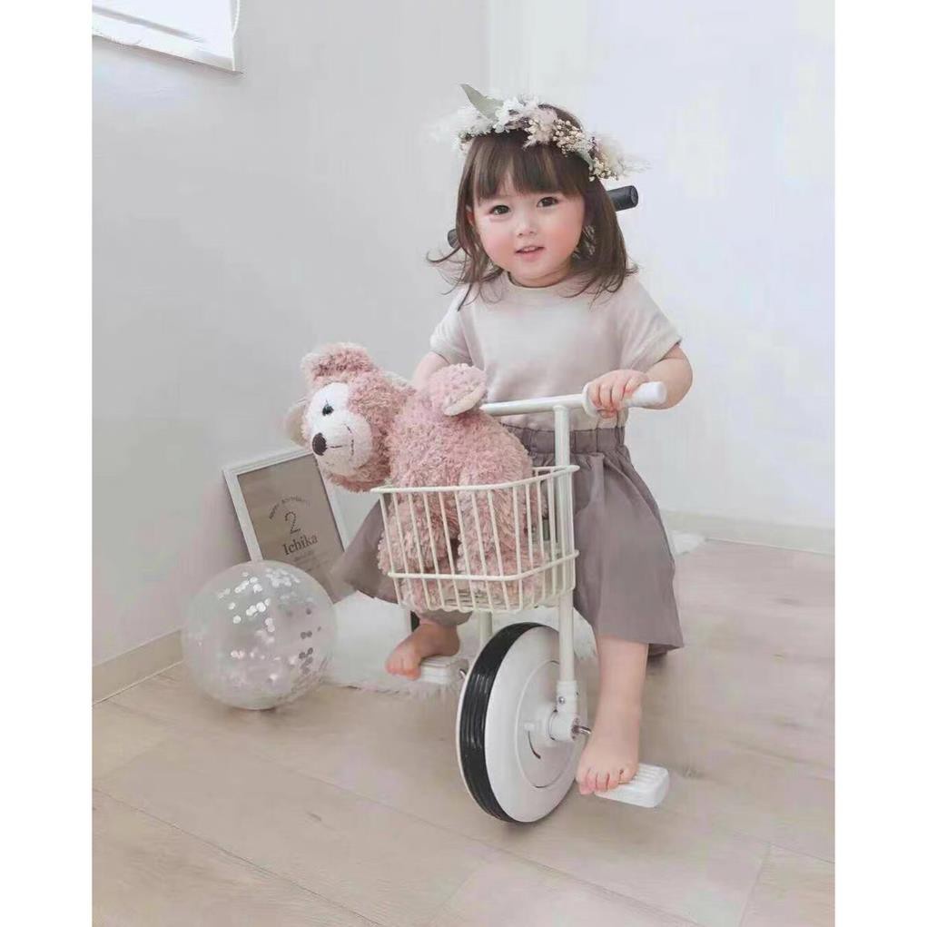 [🌈𝐗𝐄 𝐍𝐇𝐚̣̂𝐓] Xe Đạp Ba Bánh Muji - Xe Ba Bánh Cho Bé Từ 1 - 6 tuổi, Xe Đẩy cho bé