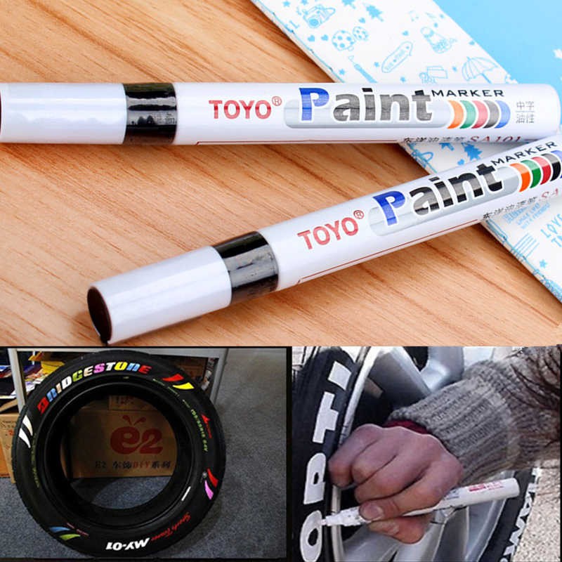 Bút Sơn Toyo Paint  - Bút Vẽ Giày, Lốp Xe,.. [BÚT LÔNG]