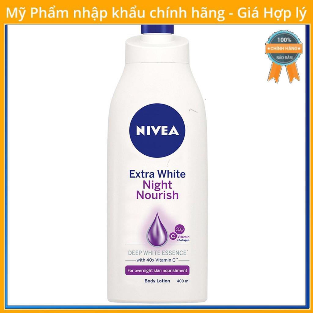 Sữa dưỡng thể trắng da ban đêm Nivea Night White Firming Body Lotion [HOT TREND]
