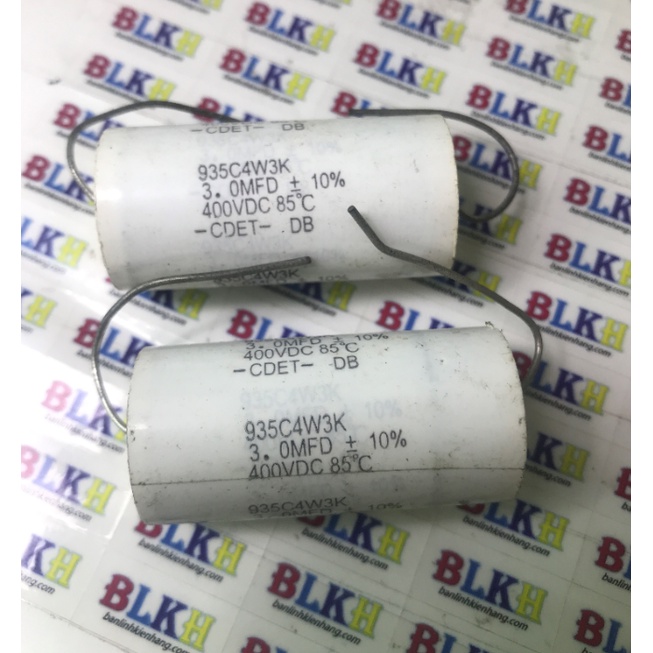 Tụ phân tần cao cấp 400VDC 3uF chính hãng CDET Made in USA