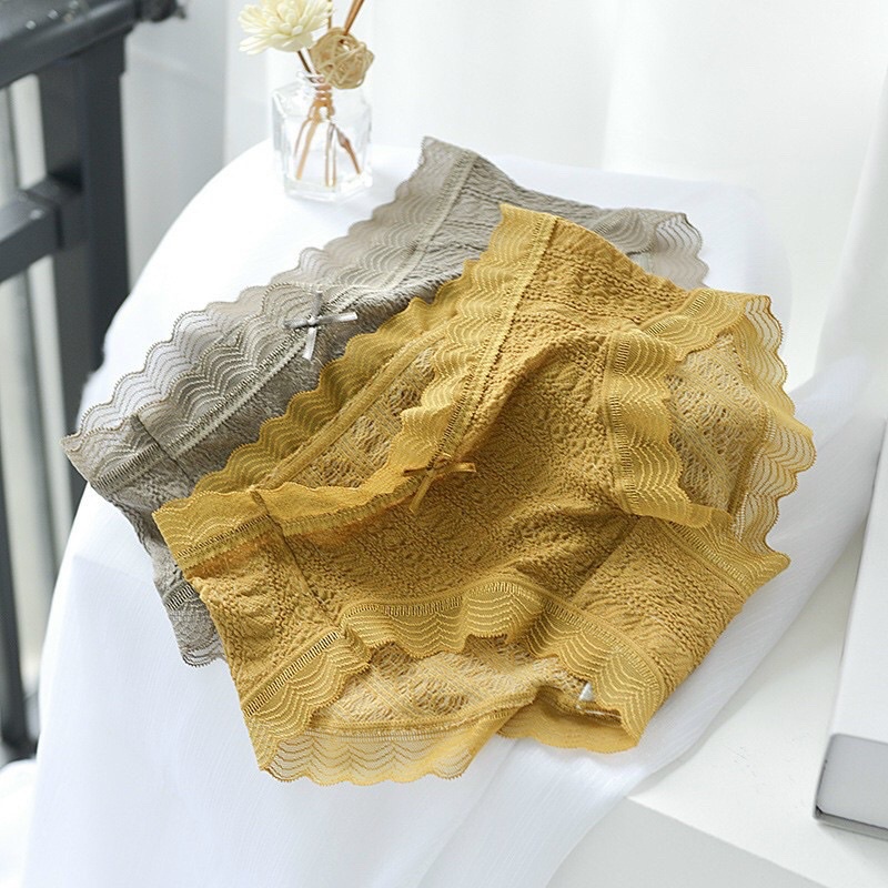 Quần Lót Cotton Nữ Dệt Kim Kháng Khuẩn Siêu Mềm Mịn