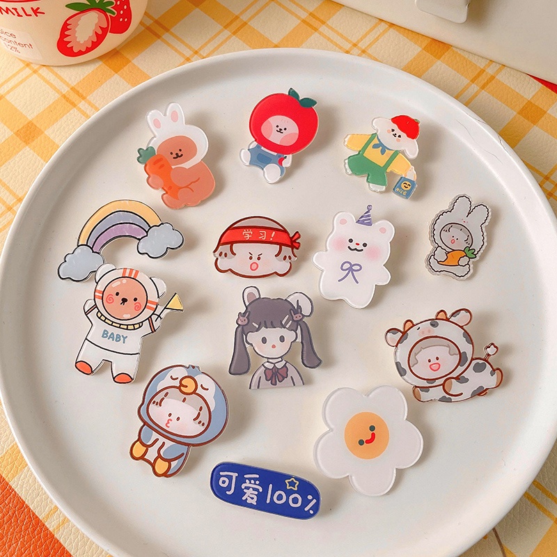 Huy Hiệu Cài Áo Hình Hoạt Hình Nhật Bản Dễ Thương 2022