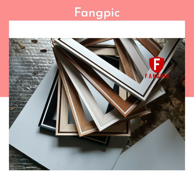 Khung hình treo tường, để bàn kích thước 13x18cm mẫu viền đẹp (mặt khung bằng mica)