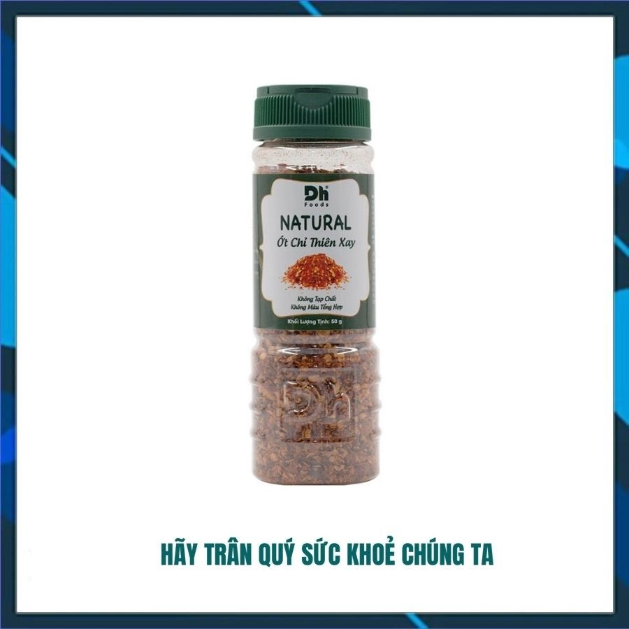 ( COMBO 5 HŨ) NATURAL Ớt Chỉ Thiên Xay 30gr Dh Foods gia vị từ thiên nhiên