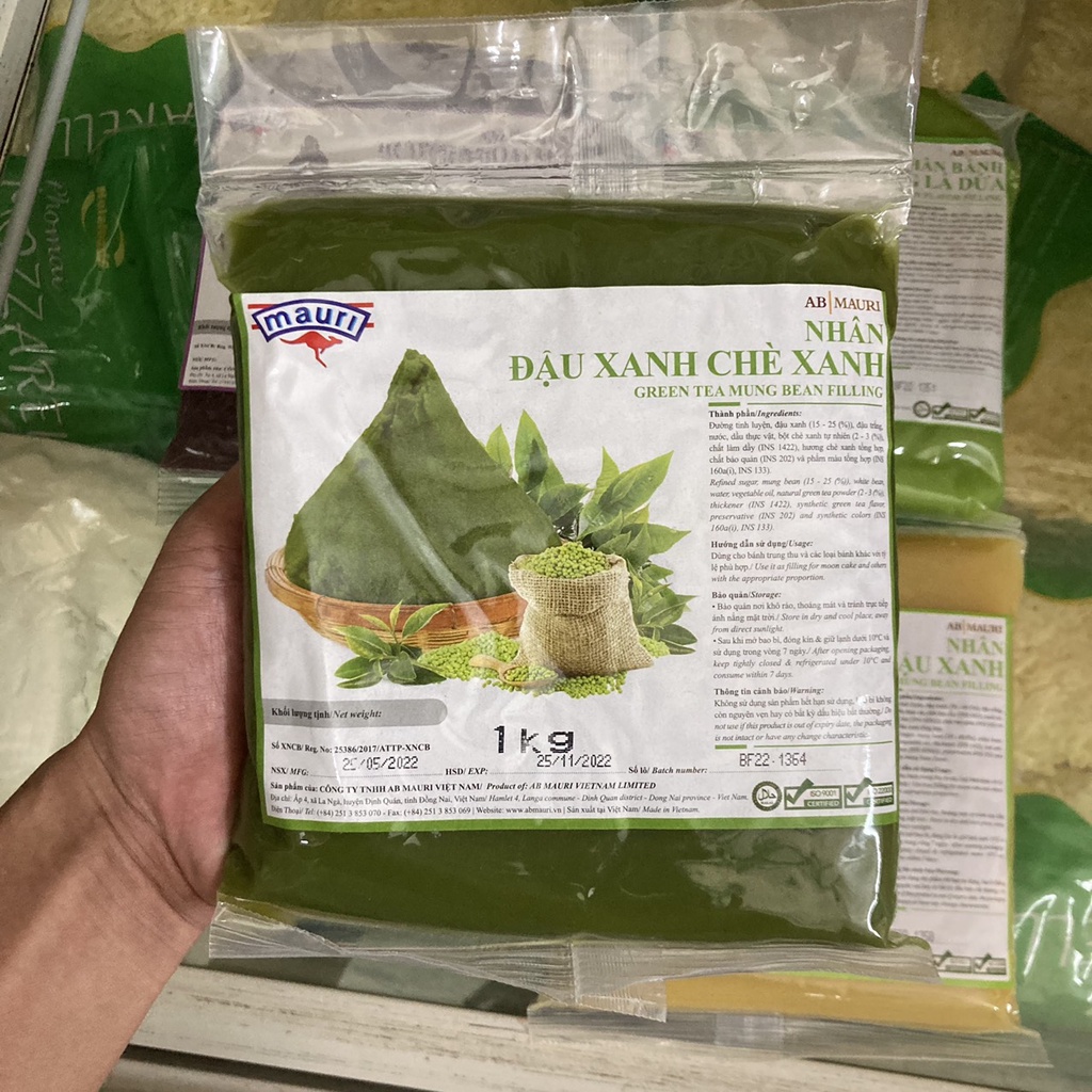 1KG Nhân Bánh Trung Thu,Bánh Ngọt Sên Sẵn Hiệu AB MAURI Nhiều Loại ......