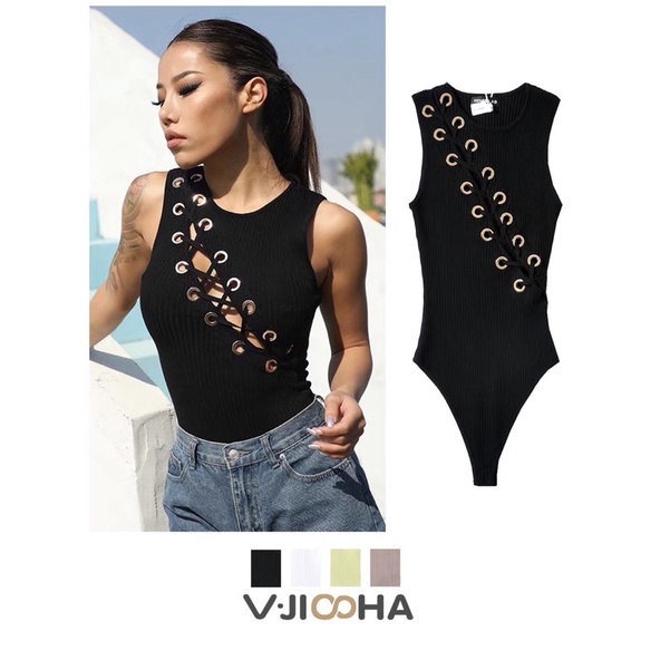 Body Suit Ngực Đan Dây Chéo | BigBuy360 - bigbuy360.vn