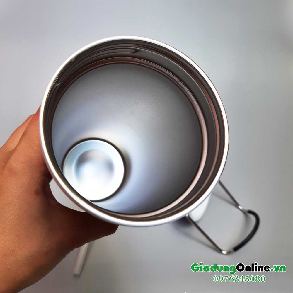 [Lock&amp;Lock] Cốc Giữ Nhiệt Có Ống Hút LocknLock Bucket Tumbler LHC4268 540ml