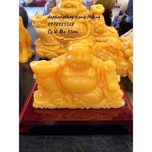 Tượng Phật Di Lặc Đá Ngọc Hoàng Long Phong Thuỷ 20cm