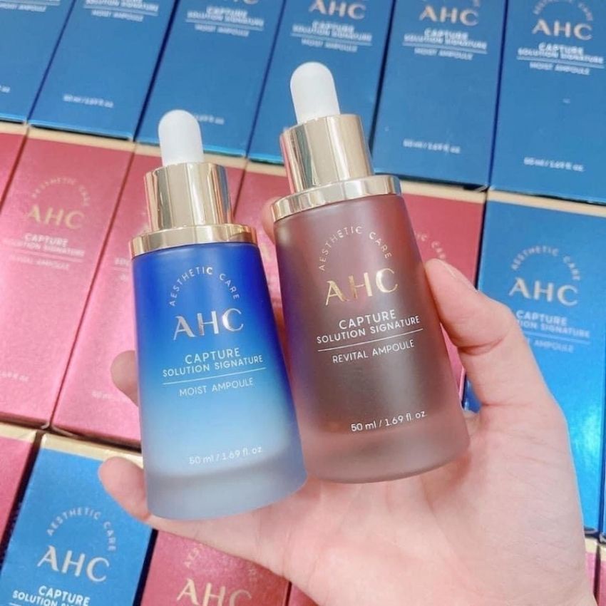 Serum Dưỡng Ẩm AHC, Tinh Chất Trắng Da và Chống Lão Hóa AHC Capture Solution Signature 50ml Hàn Quốc