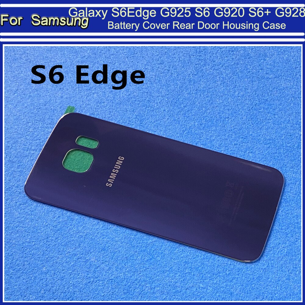 Ốp Lưng Điện Thoại Bằng Kính Thay Thế Cho Samsung Galaxy S6 Edge G925 S6 G920 S6 Edge Plus S6 + G928