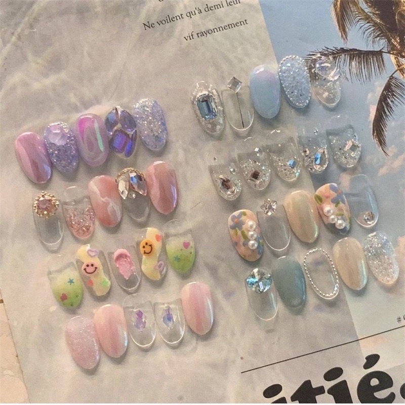 Dây bi xích trang trí móng hàn nhật