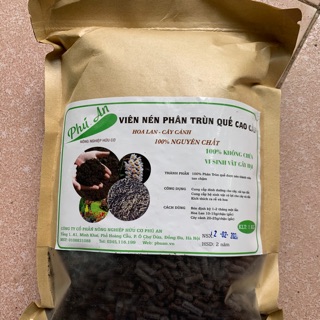 Phân Trùn Quế Viên nén - Yêu Phong Lan 1kg
