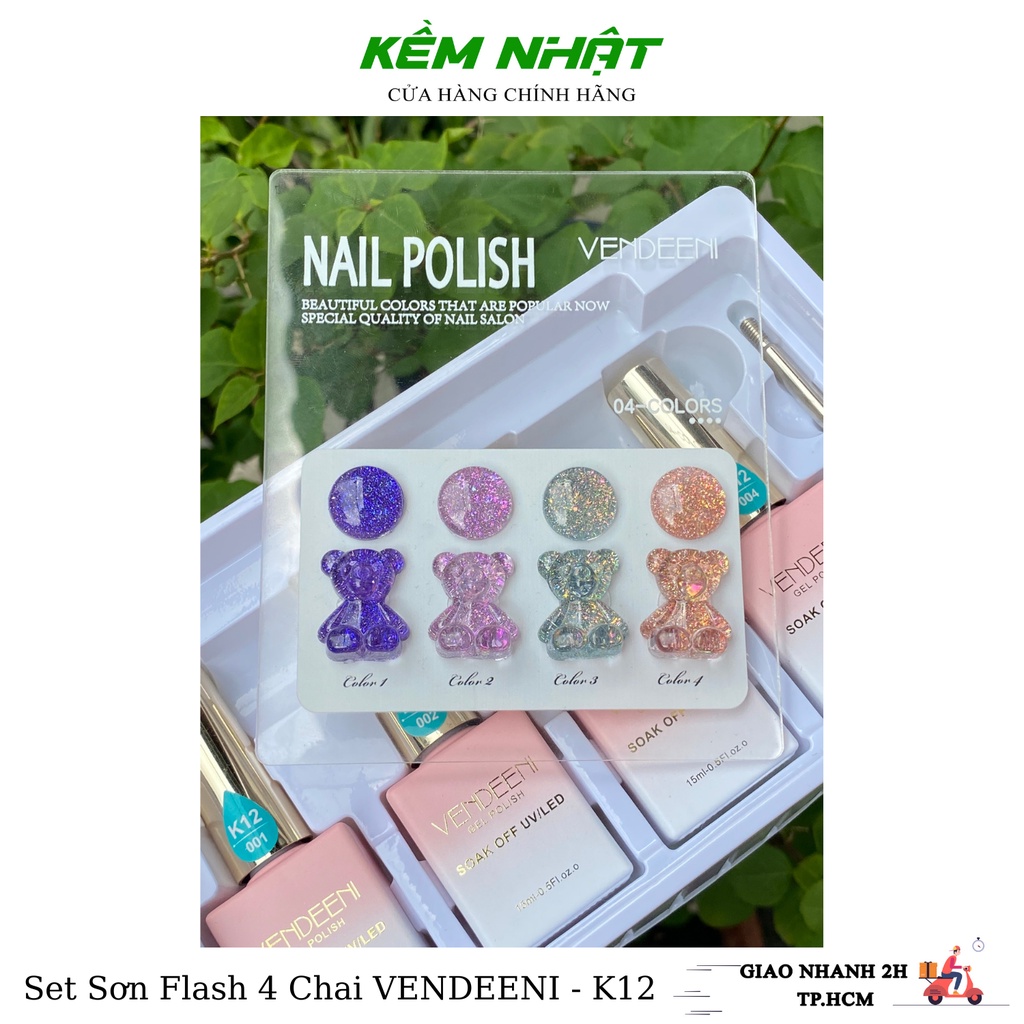Set Sơn 4 Chai VENDEENI