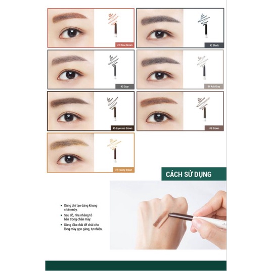 Chì kẻ mày định hình Innisfree Auto Eyebrow Pencil - Chính hãng