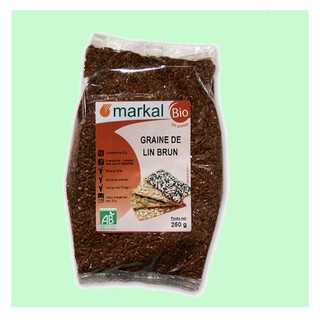Hạt Lanh Nâu Hữu Cơ hiệu Markal 500g