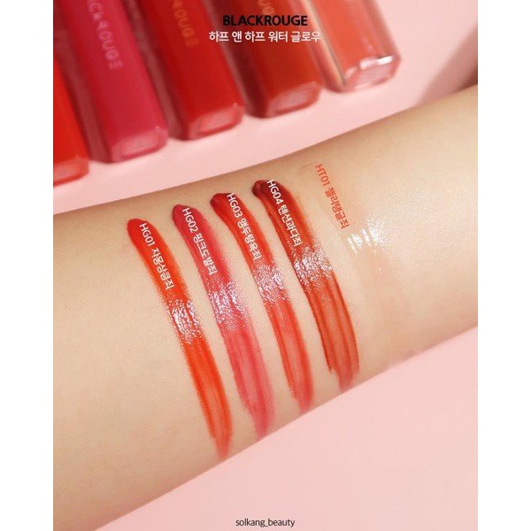 [CHÍNH HÃNG] SON TINT BÓNG BLACK ROUGE HALF N HALF WATER GLOW | BigBuy360 - bigbuy360.vn