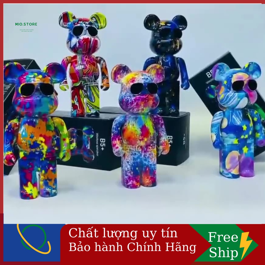 Loa Bluetooth Mini Gấu Bearbrick B5+ Âm Thanh To Rõ Ràng, Màu Sắc Đẹp Sang Chảnh Hot Trend 2022. Bảo Hành 12 Tháng.