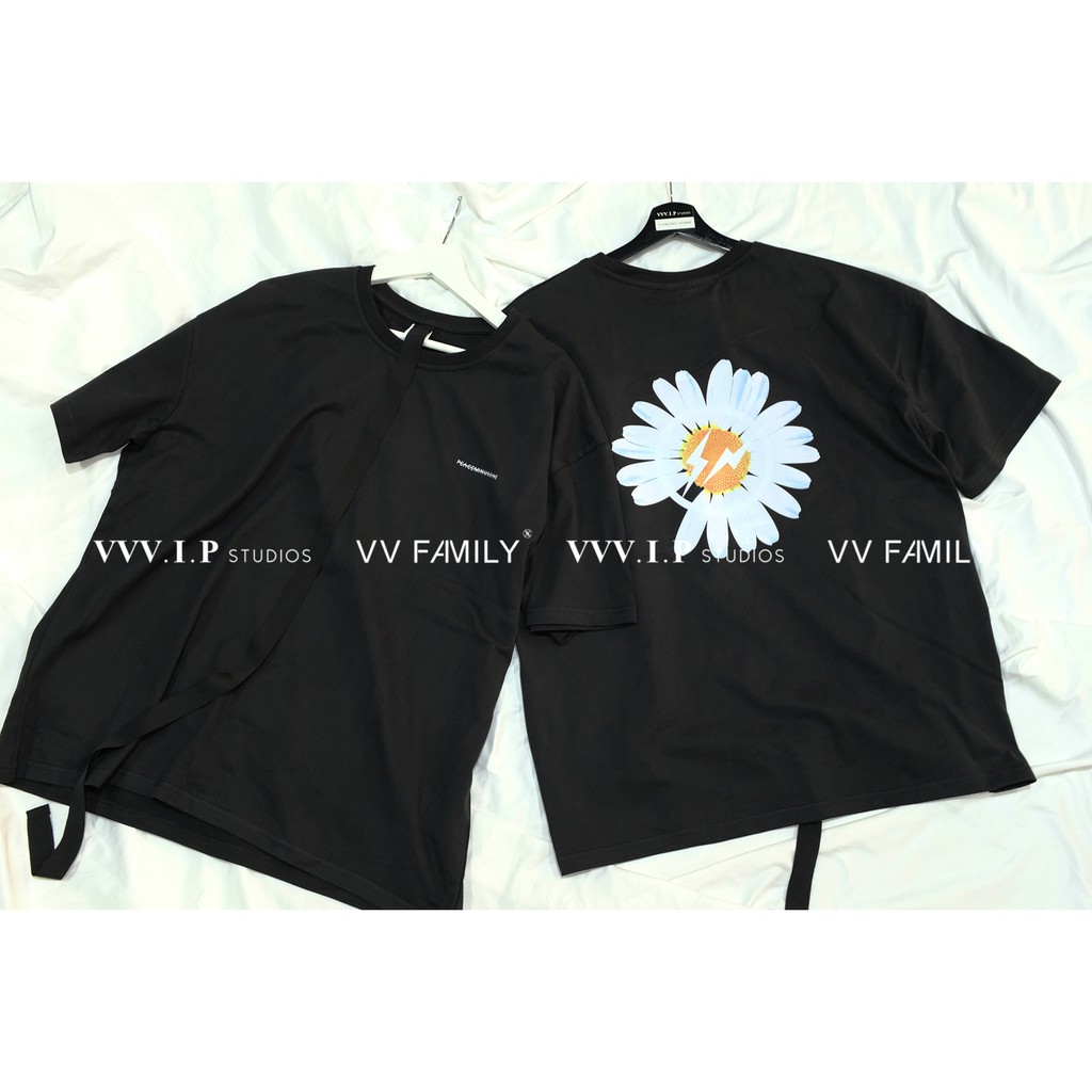 Áo phông thun Hàn lạnh hoa cúc PEACEMNUSONE GDRAGON