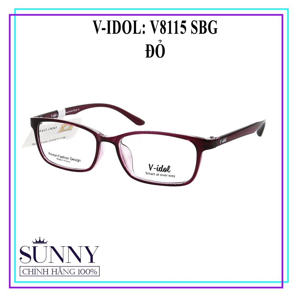 V8115 - Gọng kính V-idol chính hãng, có tem chống hàng giả