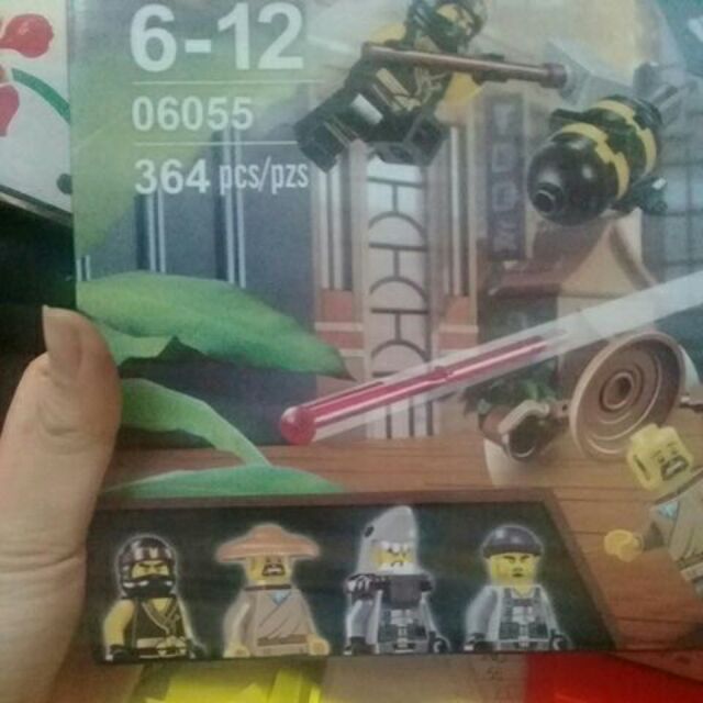 Lego ninjago 06055.364 khối. Ninja đen chiến đấu.