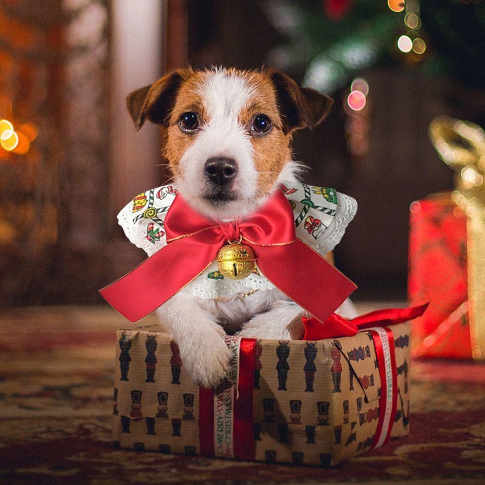 Yếm Đeo Cổ Họa Tiết Giáng Sinh Cho Thú Cưng