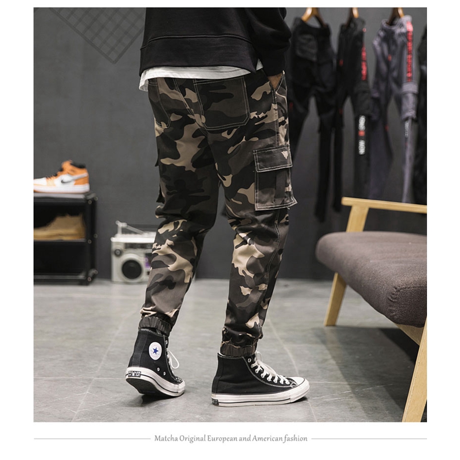 Quần jogger nam họa tiết camo M-4XL # 9025