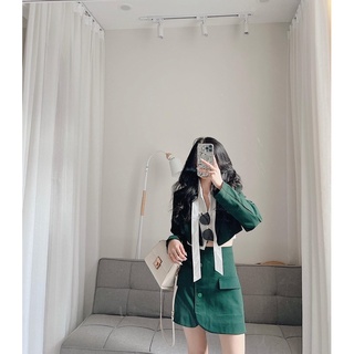 Set croptop blazer 3 chi tiết Samhyewear