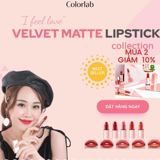 Son môi Lì Colorlab đủ màu Hàn Quốc chất son lì bám màu lâu trôi