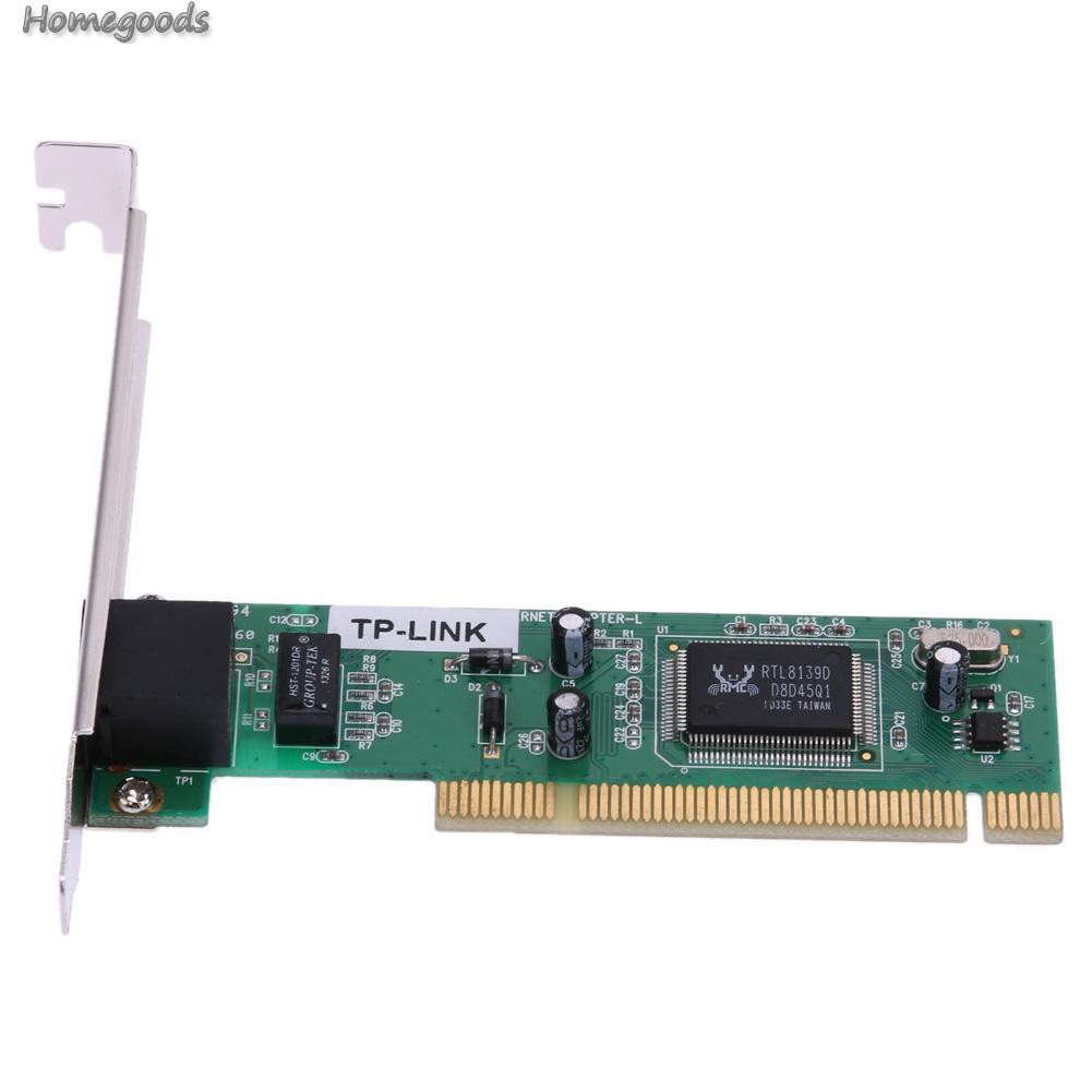 Home-Wireless Wifi PCI Realtek RTL8139D 10/100M 10/100Mbps RJ45 Ithernet Network Lan Adapter Card-Goods