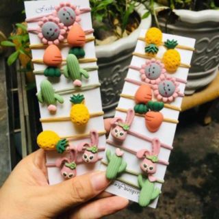 Set 10 dây buộc tóc cho bé