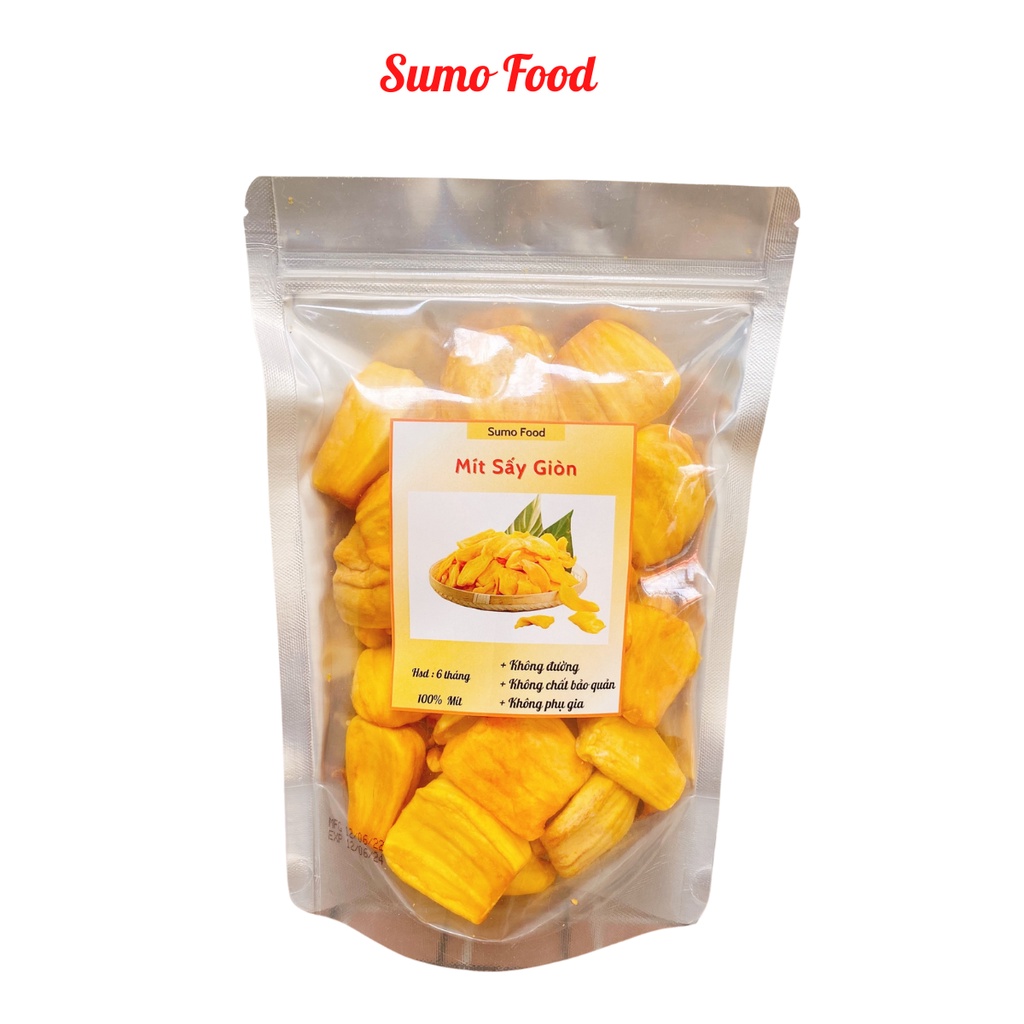 Mít Thái Sấy Loại 1, Múi To, Cánh Dày, Giòn Rụm 500g