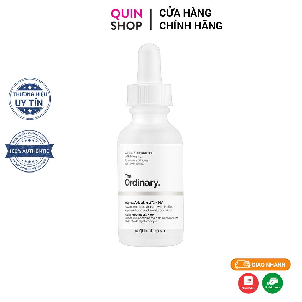 Tinh Chất Dưỡng Sáng Da The Ordinary Alpha Arbutin 2% + HA