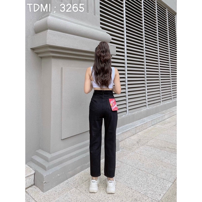 QUẦN BAGGY NỮ RÁCH M015, CHẤT JEAN CAO CẤP TIQI JEAN1988