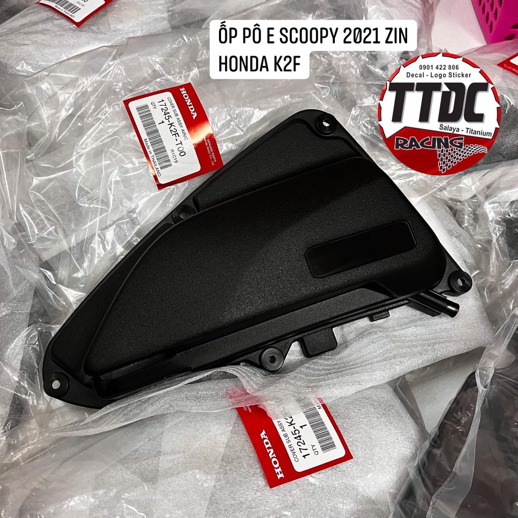 [ Hàng Chính Hãng ] Ốp pô e Lọc gió Scoopy 2021 K2F