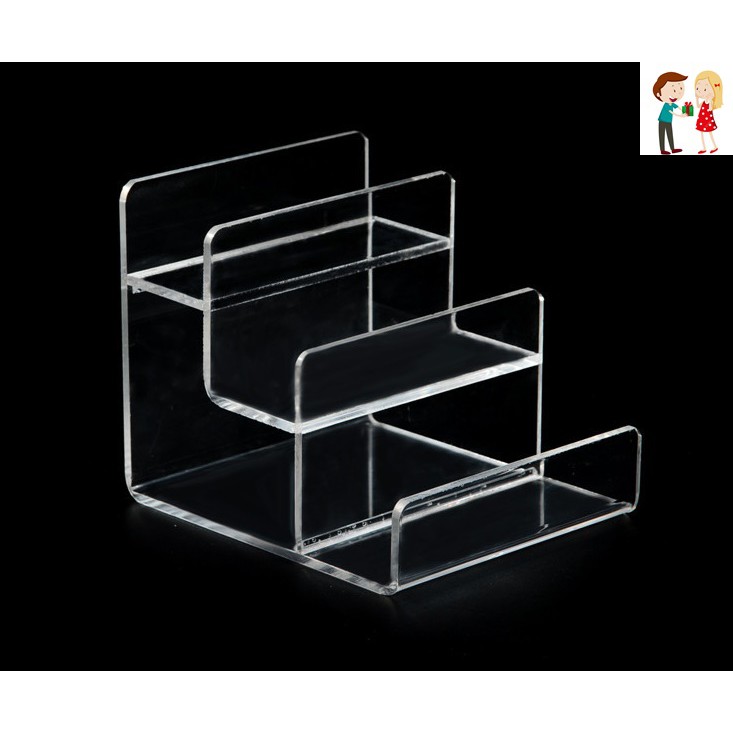 Kệ trưng bày Mica chắc chắn, bền đẹp (3, 4 tầng)