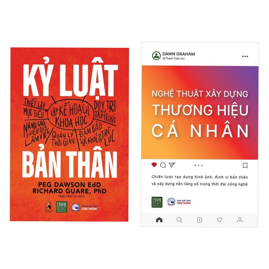 Sách Combo 2c: Nghê thuật xây dựng thương hiệu cá nhân 1980 + Kỷ luật bản thân - 1980books