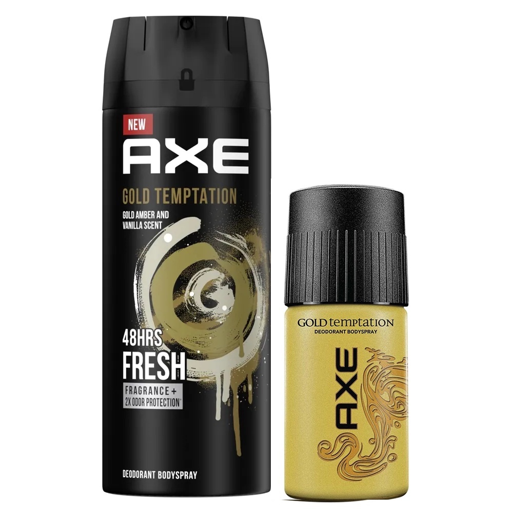 Xịt khử mùi AXE Gold Temptation hương Ngọt ngào