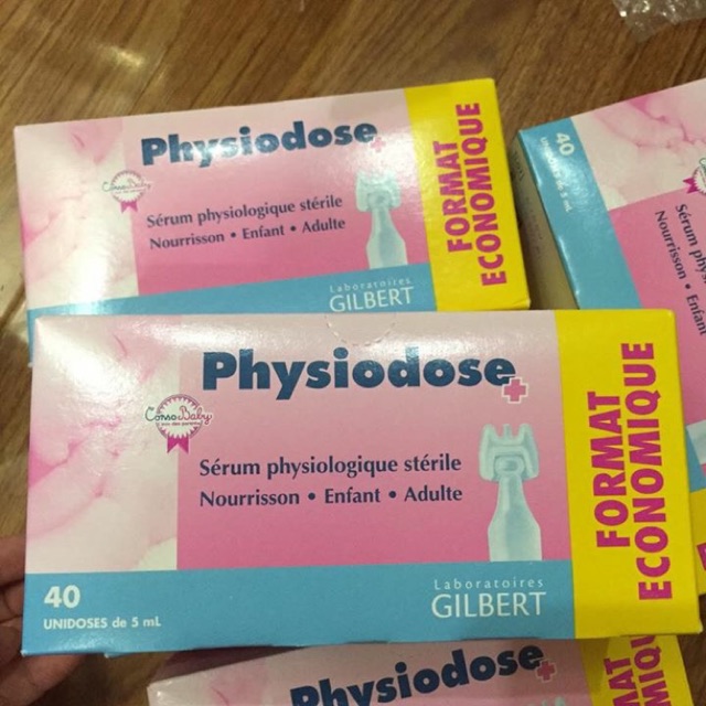 Nước muối muối sinh lý Physiodose Pháp