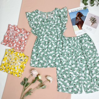 Đồ Bộ Tole Lanh Mặc Nhà Nữ Cực Mát Giá Rẻ Mặc Mùa Hè.