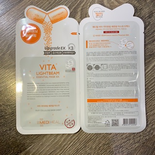 Mặt Nạ Dưỡng Trắng Da Mediheal Vita Lightbeam Essential Mask Ex