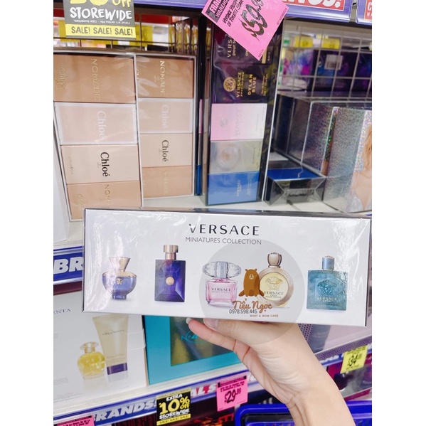 Set 4 chai nước hoa mini Chloe 5ml