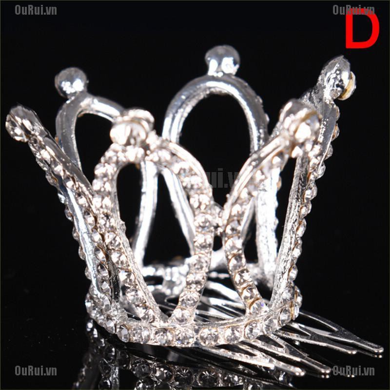 Vương Miện Cô Dâu Đính Đá Sang Trọng Hợp Thời Trang