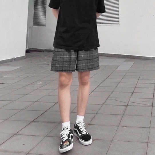 Quần short Caro Jack Lane, Quần cộc họa tiết kẻ caro nam nữ unisex, LOCAL BRAND Jack Lane