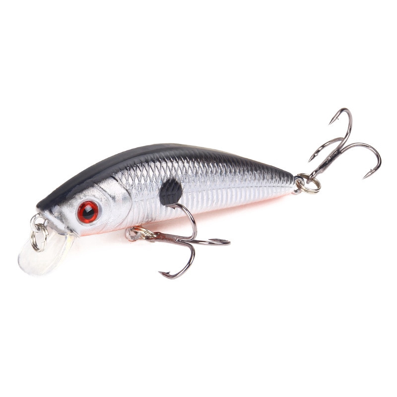 Mồi Câu Cá Giả Bằng Nhựa Cứng 7cm/8g 0.5-1.5m 3D