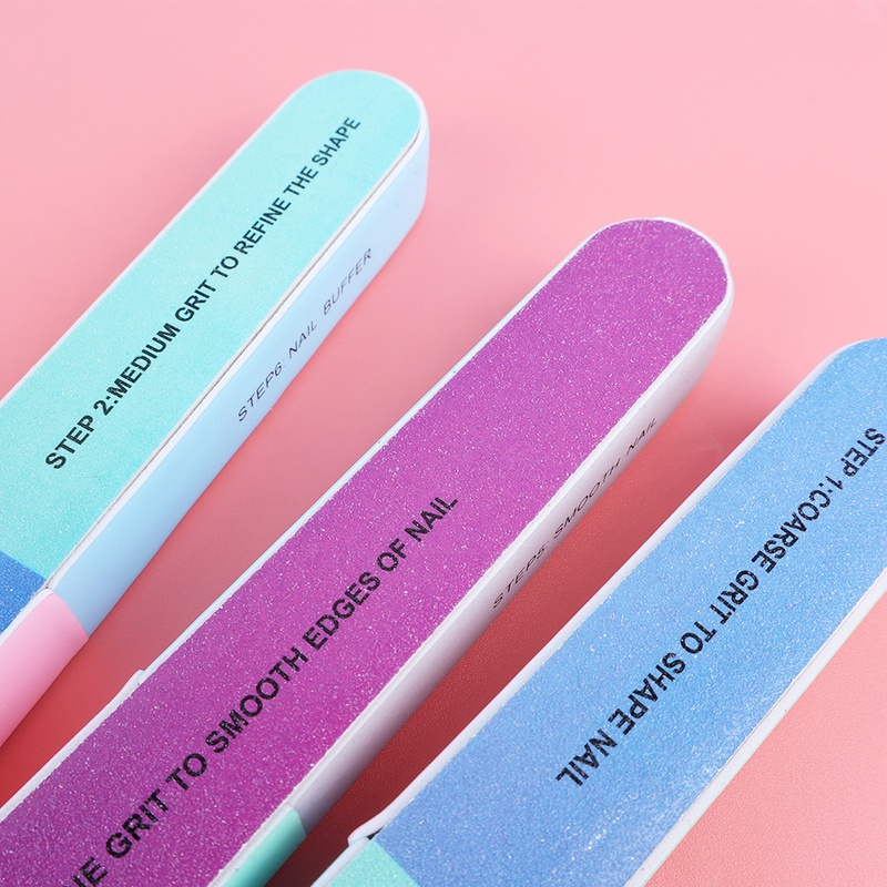 Dụng Cụ Đánh Bóng Móng Tay Sáu Mặt Chuyên Nghiệp Bền Bỉ