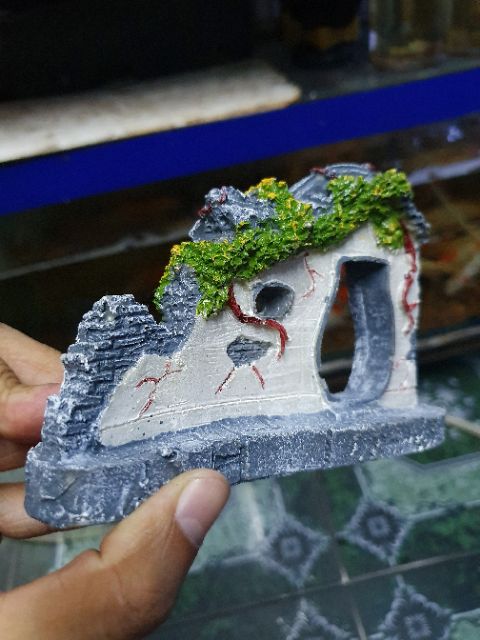 CỔNG TRANG TRÍ HỒ CÁ NON BỘ DÀI 14CM CAO 8CM