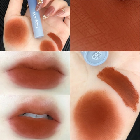 [Hàng mới về] Son Kem Lì Cappuvini Nội Địa Trung Quốc Lâu Trôi HOT TREND TK