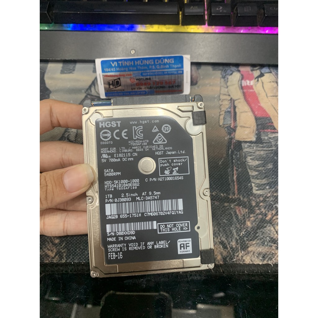 Ổ Cứng HDD Laptop 250gb/ 320gb/ 500gb/ 640gb / 1tb giá rẻ